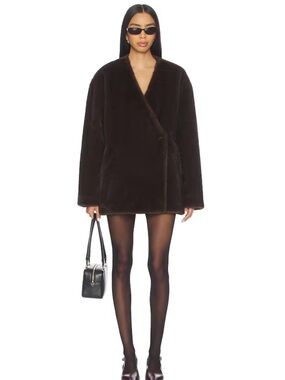 EAVES Dagna Jacket in Dark Brown